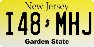 NJ license plate I48MHJ