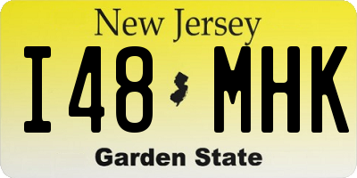 NJ license plate I48MHK