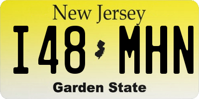 NJ license plate I48MHN