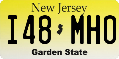 NJ license plate I48MHO