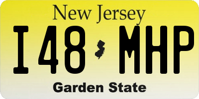 NJ license plate I48MHP