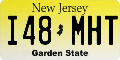 NJ license plate I48MHT