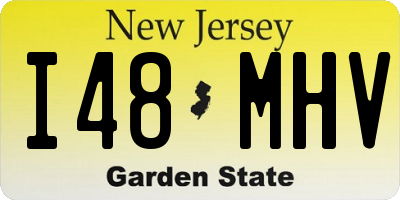 NJ license plate I48MHV