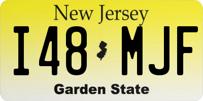 NJ license plate I48MJF