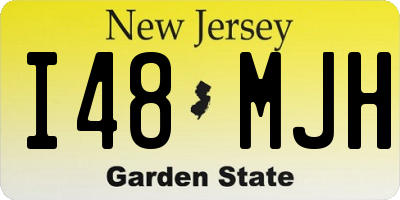 NJ license plate I48MJH