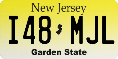 NJ license plate I48MJL