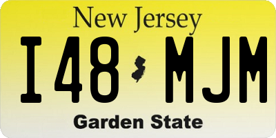 NJ license plate I48MJM