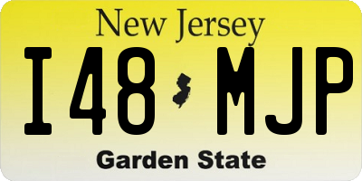 NJ license plate I48MJP