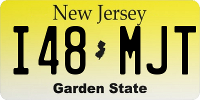 NJ license plate I48MJT
