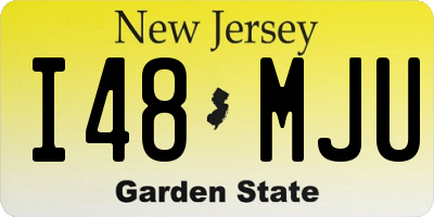 NJ license plate I48MJU