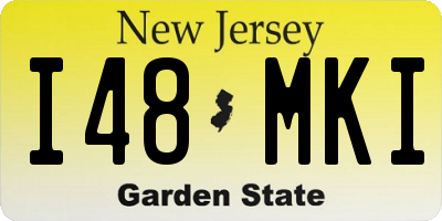 NJ license plate I48MKI