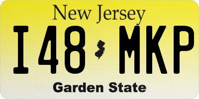 NJ license plate I48MKP