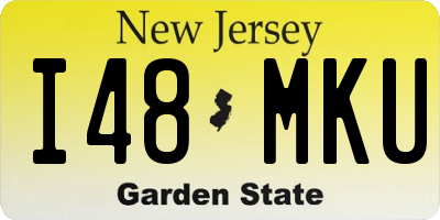 NJ license plate I48MKU