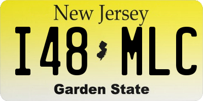 NJ license plate I48MLC
