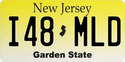 NJ license plate I48MLD