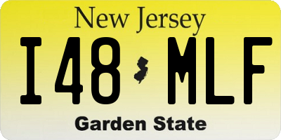 NJ license plate I48MLF