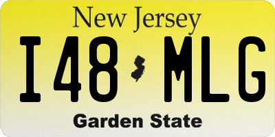 NJ license plate I48MLG
