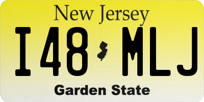 NJ license plate I48MLJ