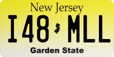 NJ license plate I48MLL