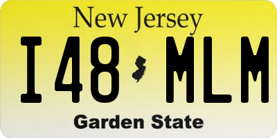 NJ license plate I48MLM