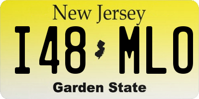 NJ license plate I48MLO