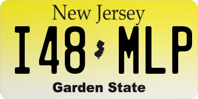 NJ license plate I48MLP