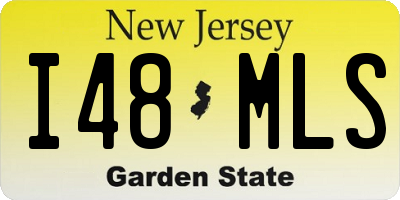 NJ license plate I48MLS