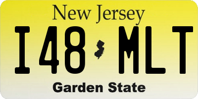 NJ license plate I48MLT