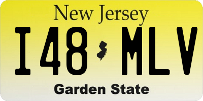 NJ license plate I48MLV