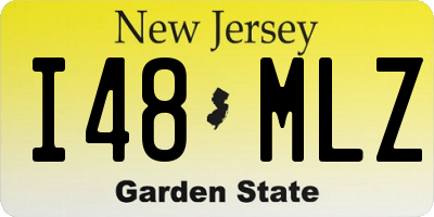 NJ license plate I48MLZ