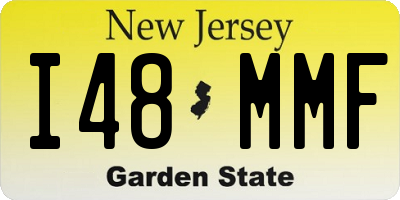 NJ license plate I48MMF