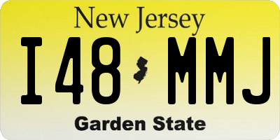 NJ license plate I48MMJ