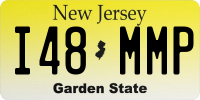 NJ license plate I48MMP