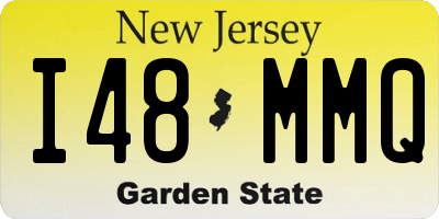 NJ license plate I48MMQ