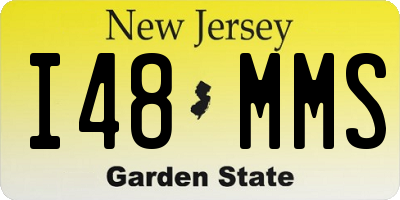 NJ license plate I48MMS