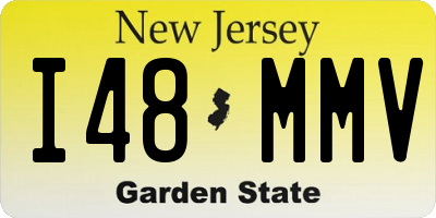 NJ license plate I48MMV