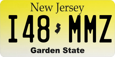 NJ license plate I48MMZ