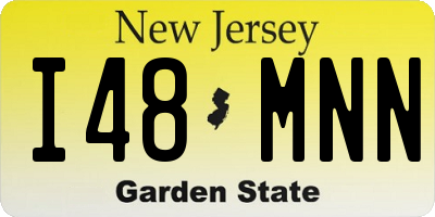 NJ license plate I48MNN