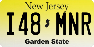 NJ license plate I48MNR