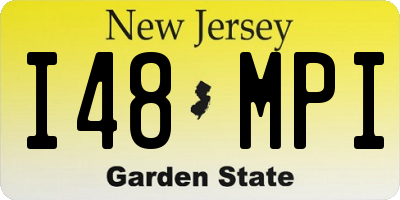 NJ license plate I48MPI