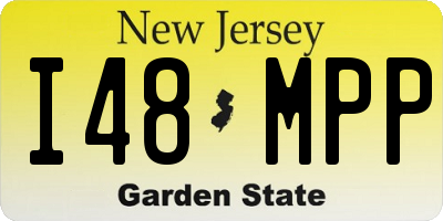 NJ license plate I48MPP