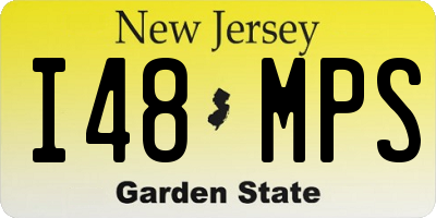 NJ license plate I48MPS