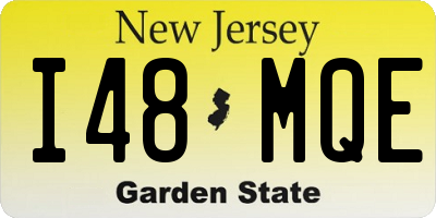 NJ license plate I48MQE