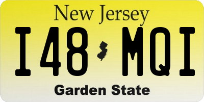 NJ license plate I48MQI