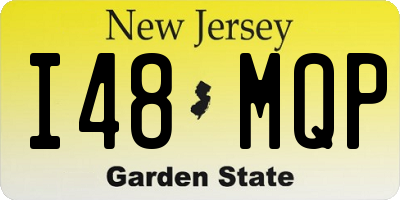 NJ license plate I48MQP