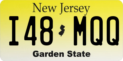 NJ license plate I48MQQ