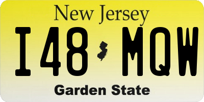 NJ license plate I48MQW