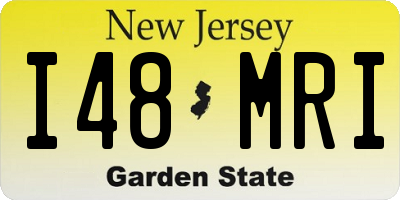 NJ license plate I48MRI