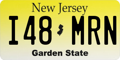NJ license plate I48MRN