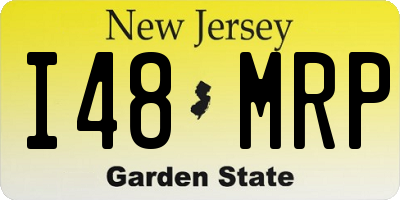 NJ license plate I48MRP